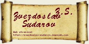 Zvezdoslav Sudarov vizit kartica